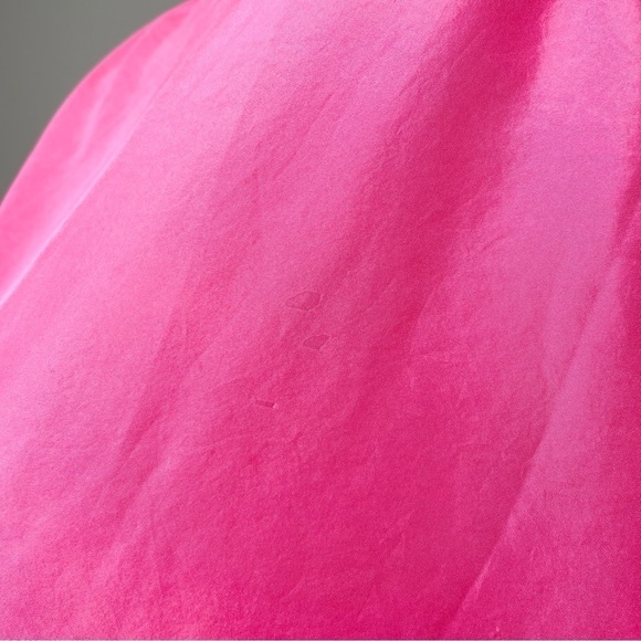 Diane Von Furstenberg DVF Hot Pink Barbie Silk Spaghetti Strap Tank Top Large - Picture 13 of 13